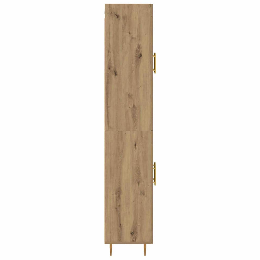 Hoge kast Artisan Eiken 69,5 x 34 x 180 cm Bewerkt hout