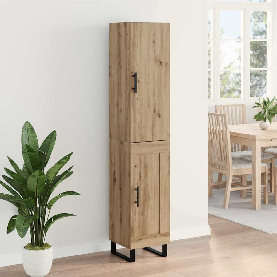 Highboard Artisan Eiken 34,5 x 34 x 180 cm Bewerkt hout