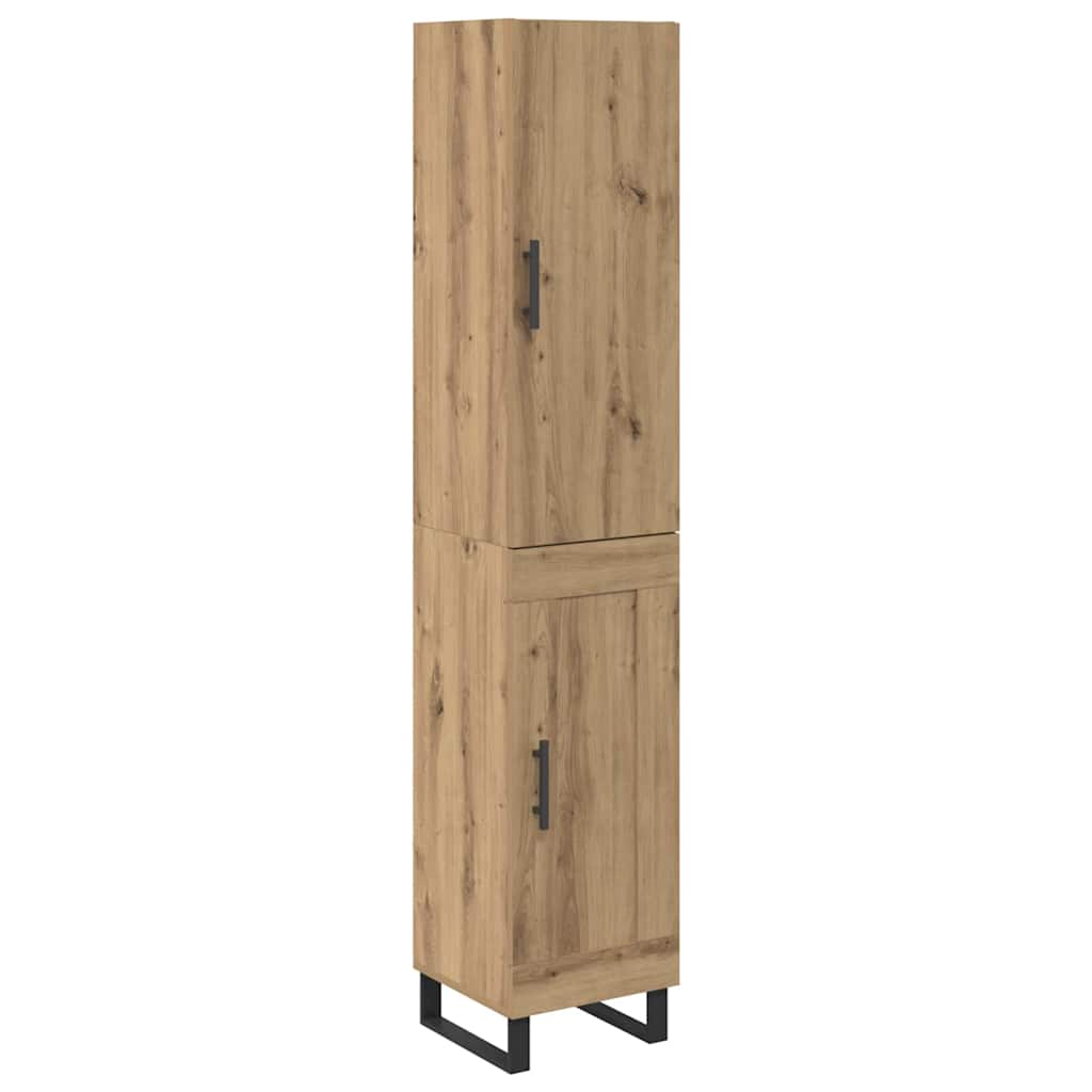Highboard Artisan Eiken 34,5 x 34 x 180 cm Bewerkt hout