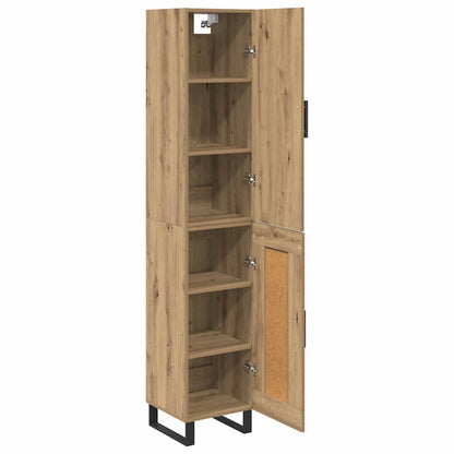 Highboard Artisan Eiken 34,5 x 34 x 180 cm Bewerkt hout