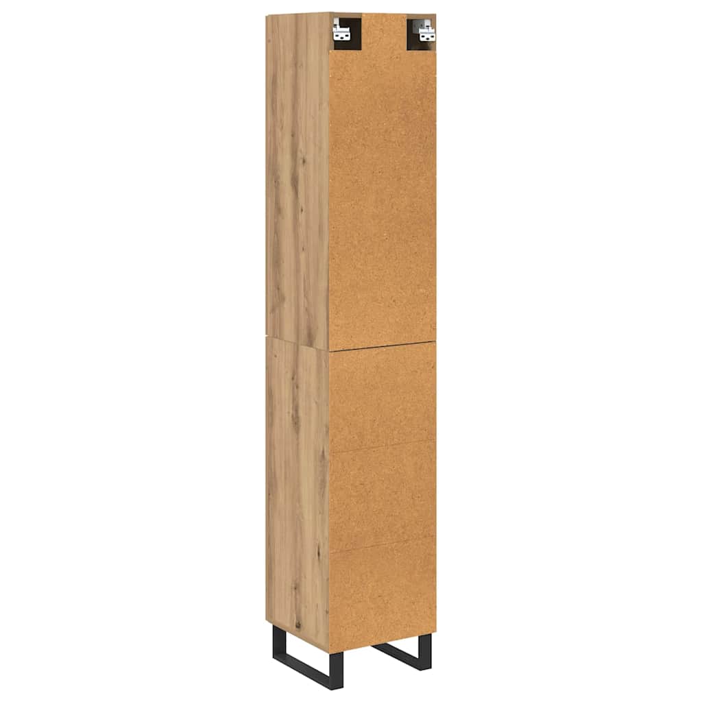 Highboard Artisan Eiken 34,5 x 34 x 180 cm Bewerkt hout