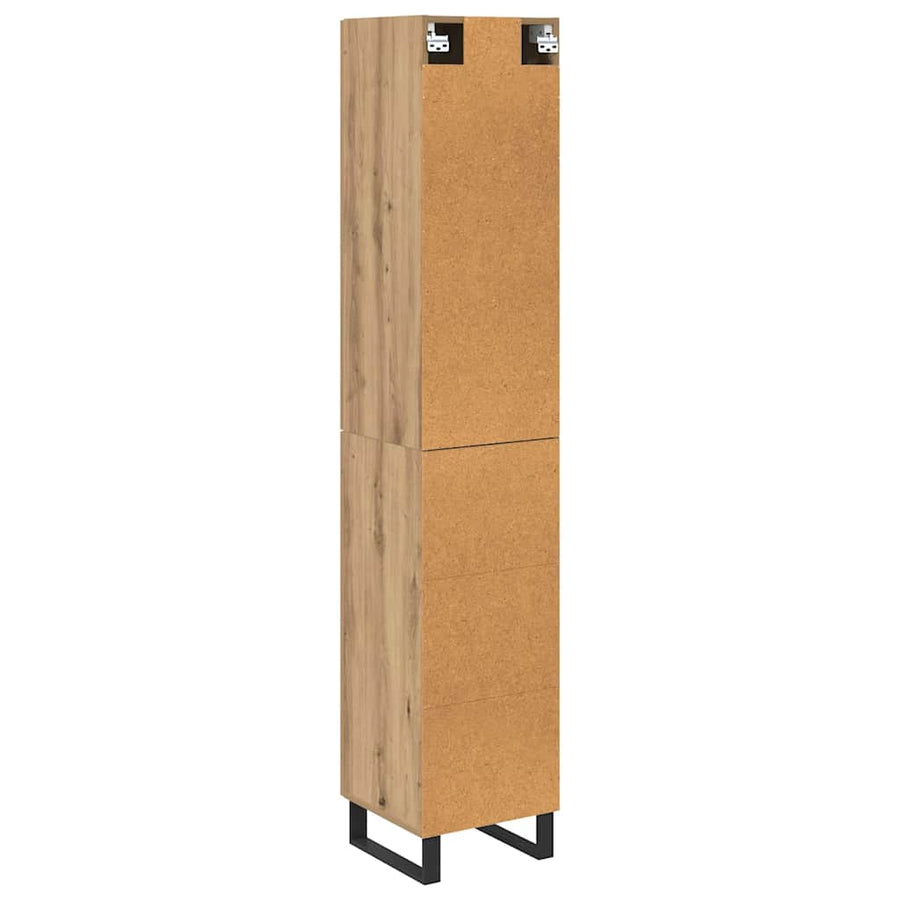 Highboard Artisan Eiken 34,5 x 34 x 180 cm Bewerkt hout