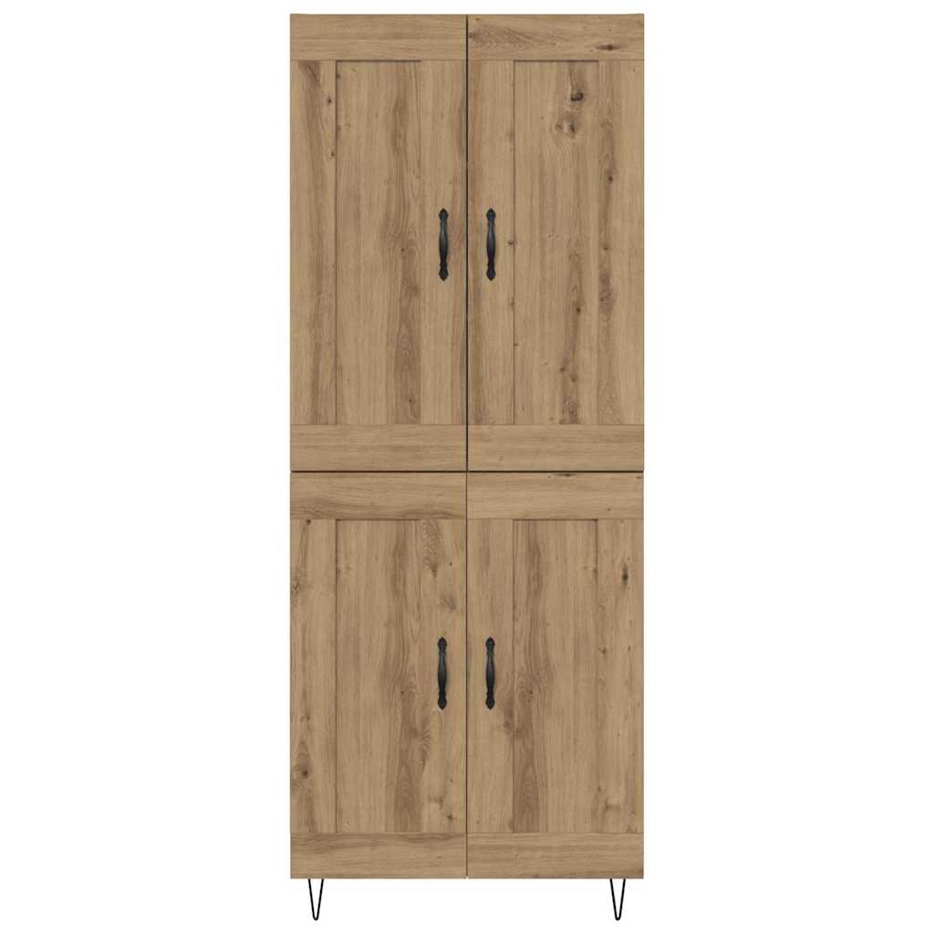 Highboard Artisan Eiken 69,5 x 34 x 180 cm Bewerkt hout