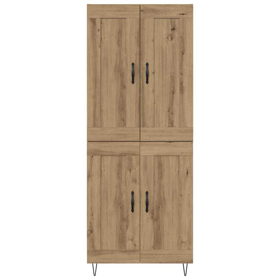 Highboard Artisan Eiken 69,5 x 34 x 180 cm Bewerkt hout