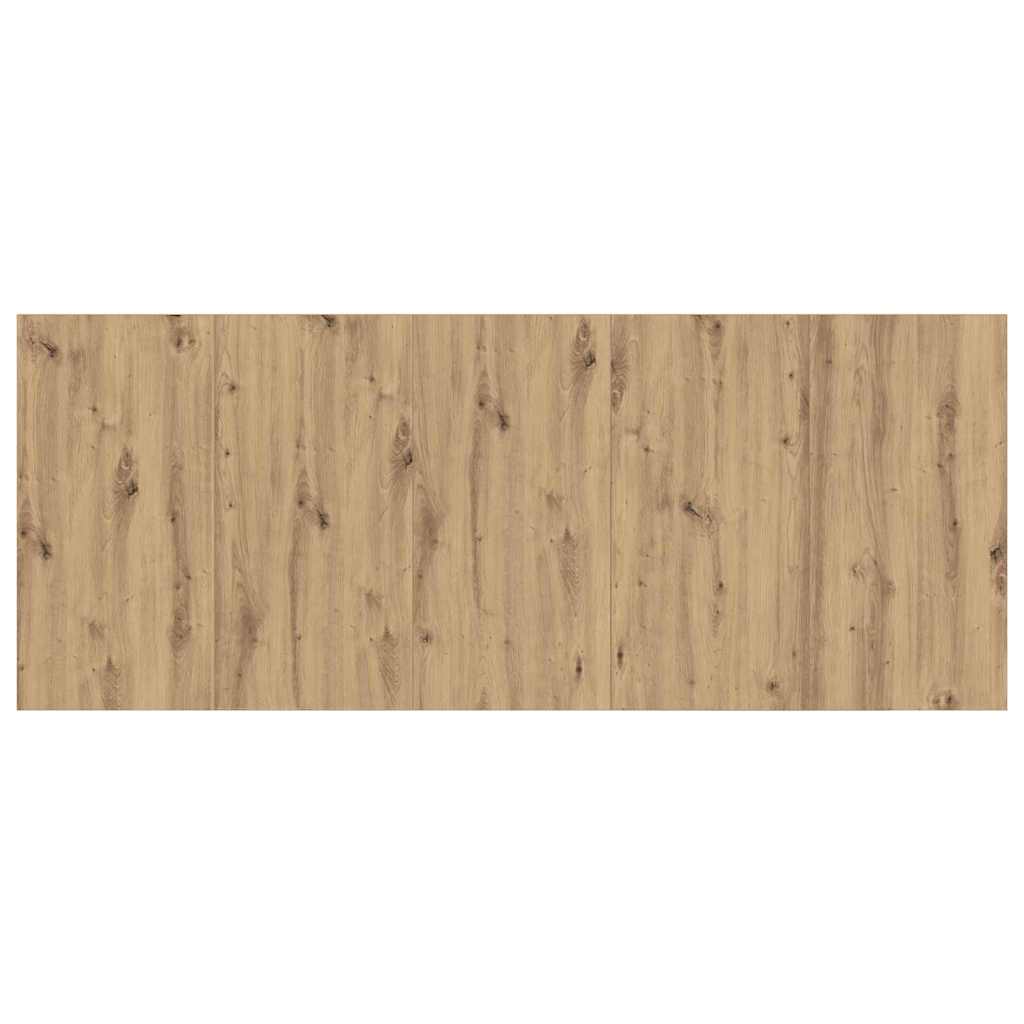 Hoofdbord Met Kast met lade 3 pcs Artisan Eiken Bewerkt hout