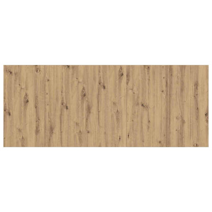 Hoofdbord Met Kast met lade 3 pcs Artisan Eiken Bewerkt hout