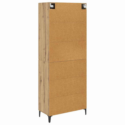 Highboard Artisan Eiken 69,5 x 34 x 180 cm Bewerkt hout