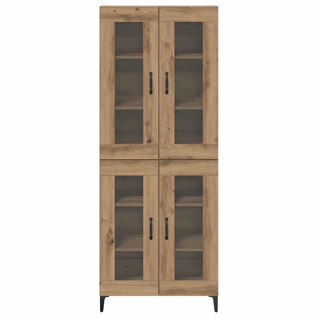 Highboard Artisan Eiken 69,5 x 34 x 180 cm Bewerkt hout