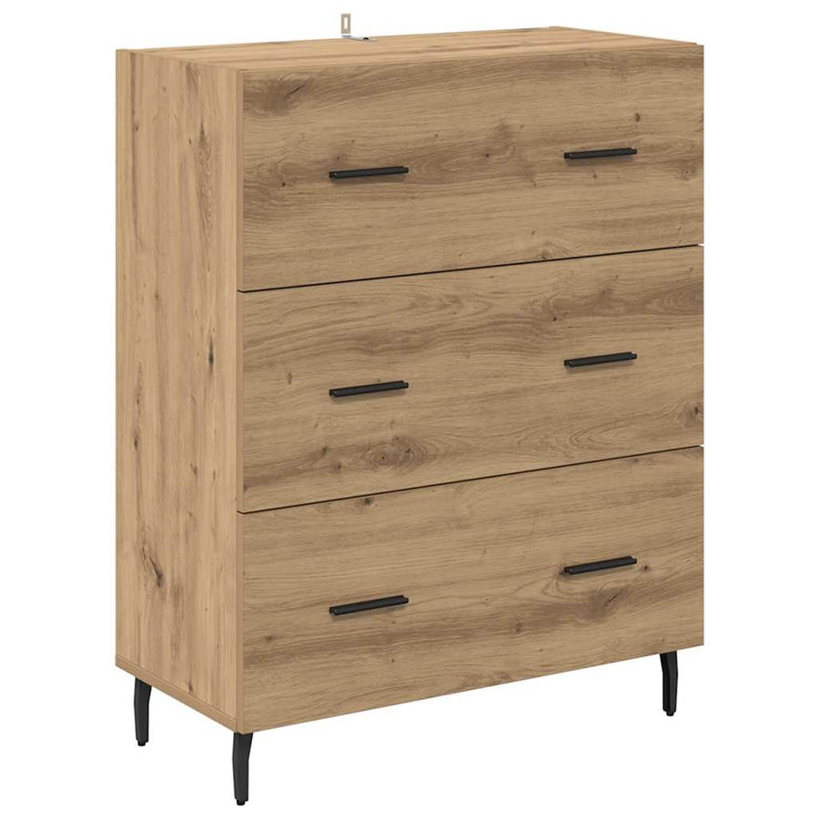 Hoge kast met lade Artisan Eiken 69,5 x 34 x 180 cm