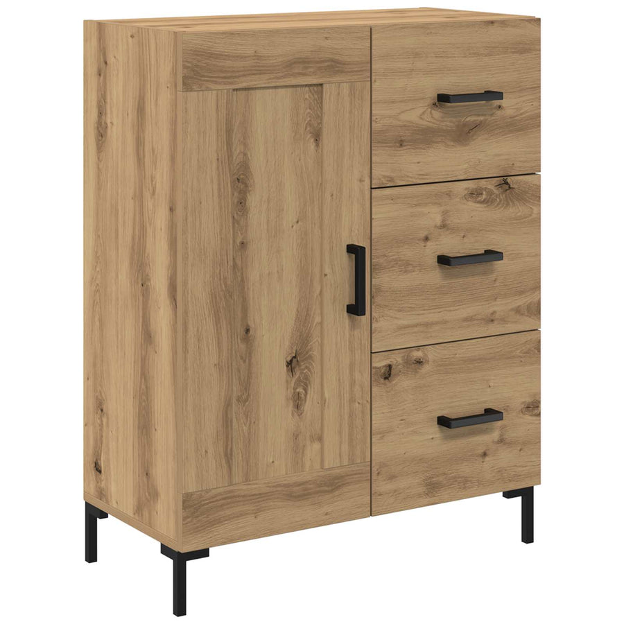 Hoge kast Artisan Eiken 69,5 x 34 x 180 cm Bewerkt hout
