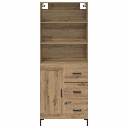 Hoge kast Artisan Eiken 69,5 x 34 x 180 cm Bewerkt hout