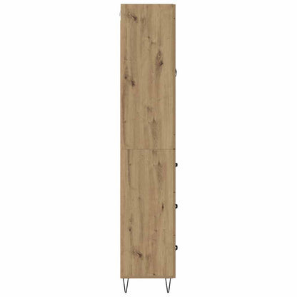 Highboard Artisan Eiken 69,5 x 34 x 180 cm Bewerkt hout