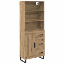 Hoge kast Artisan Eiken 69,5 x 34 x 180 cm Bewerkt hout