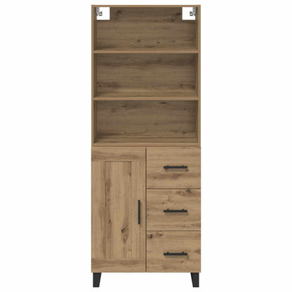 Hoge kast Artisan Eiken 69,5 x 34 x 180 cm Bewerkt hout