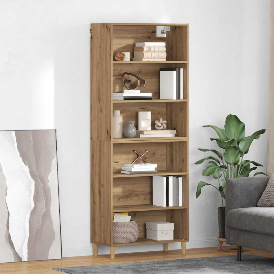 Hoge kast Artisan Eiken 69,5 x 32,5 x 180 cm Bewerkt hout