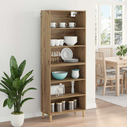 Hoge kast Artisan Eiken 69,5 x 32,5 x 180 cm Bewerkt hout