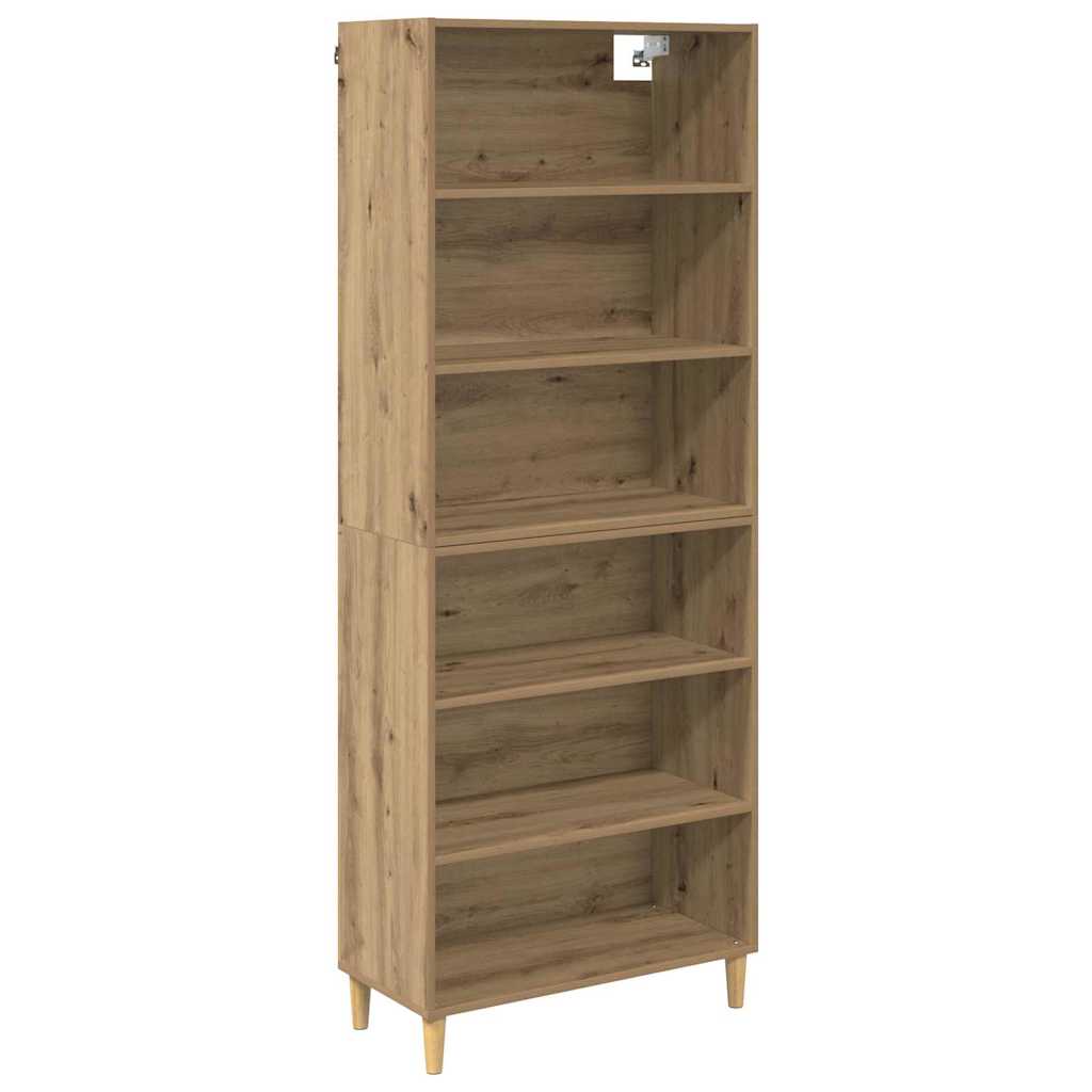 Hoge kast Artisan Eiken 69,5 x 32,5 x 180 cm Bewerkt hout