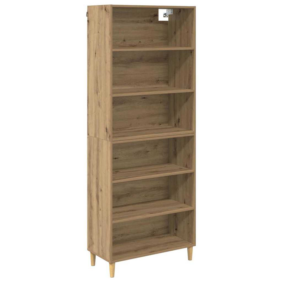 Hoge kast Artisan Eiken 69,5 x 32,5 x 180 cm Bewerkt hout