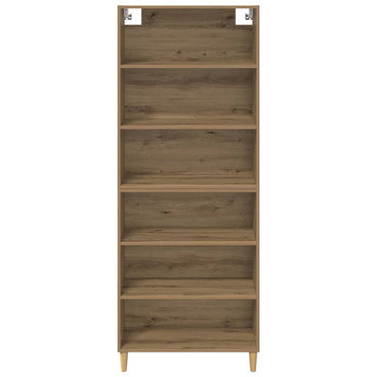 Hoge kast Artisan Eiken 69,5 x 32,5 x 180 cm Bewerkt hout