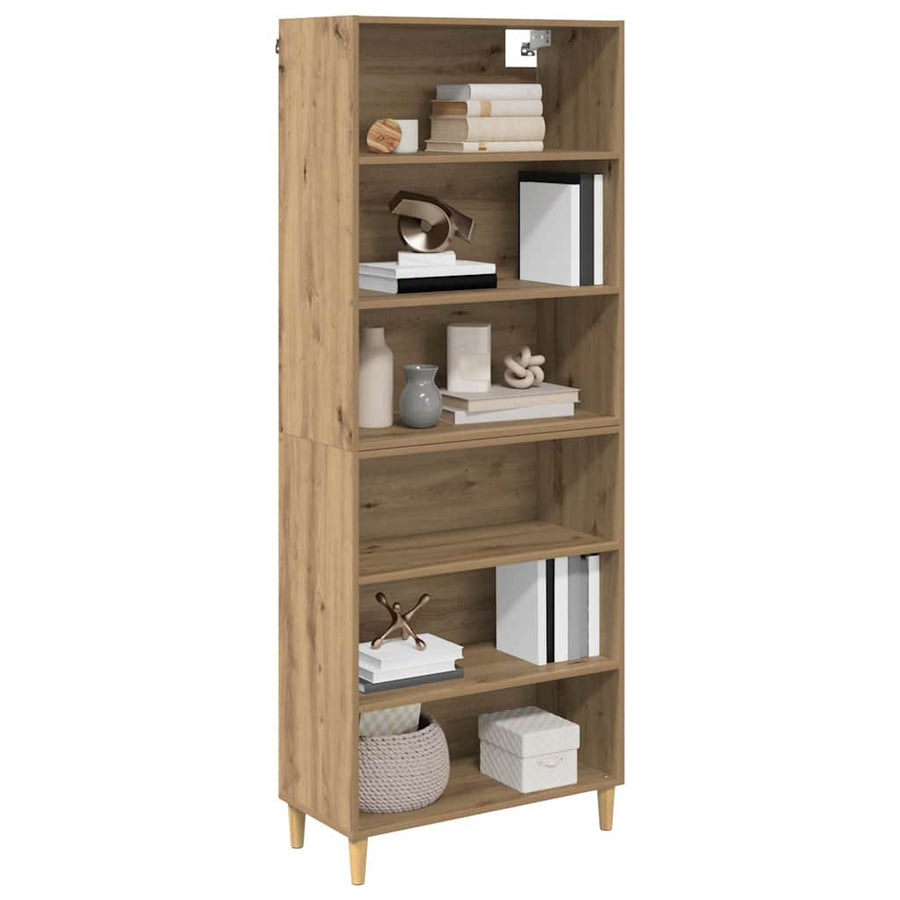 Hoge kast Artisan Eiken 69,5 x 32,5 x 180 cm Bewerkt hout