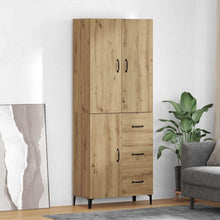 Highboard Artisan Eiken 69,5 x 34 x 180 cm Bewerkt hout