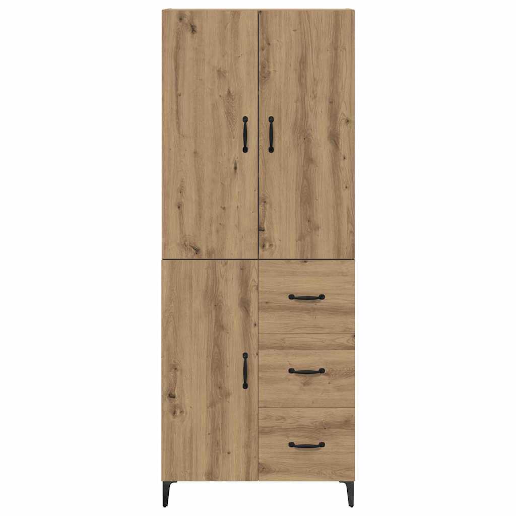 Highboard Artisan Eiken 69,5 x 34 x 180 cm Bewerkt hout