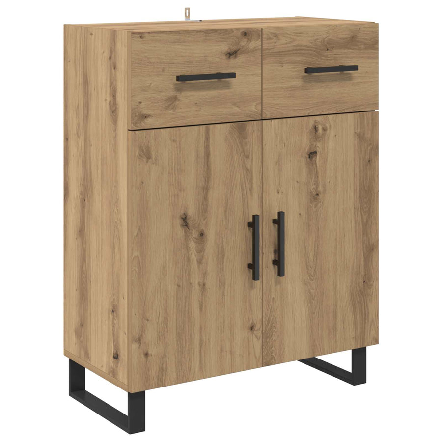 Hoge kast Artisan Eiken 69,5 x 34 x 180 cm Bewerkt hout