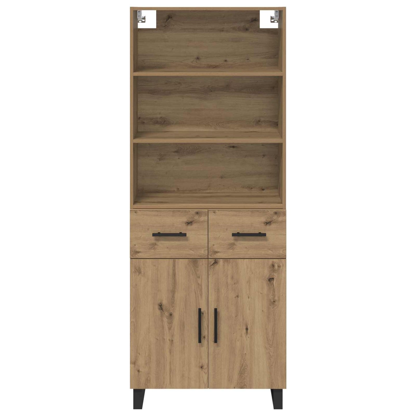 Hoge kast Artisan Eiken 69,5 x 34 x 180 cm Bewerkt hout