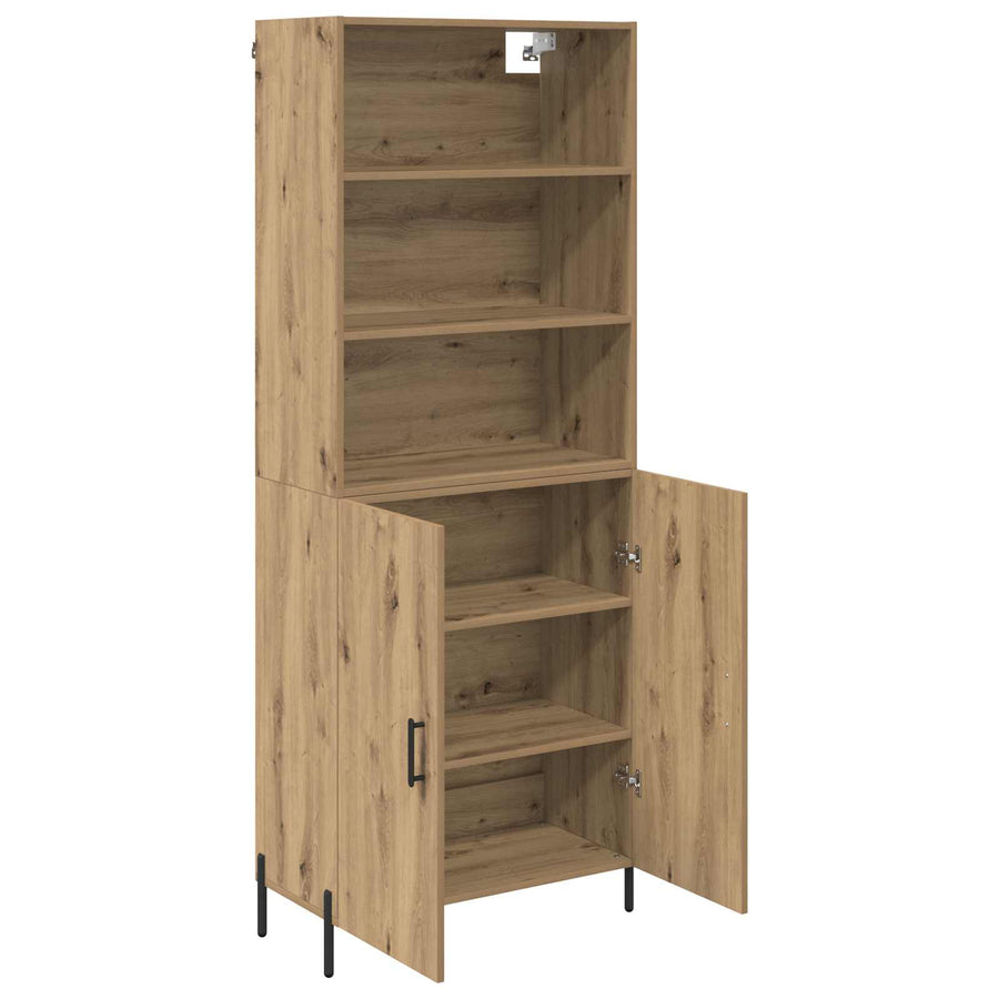 Hoge kast Artisan Eiken 69,5 x 32,5 x 180 cm Bewerkt hout