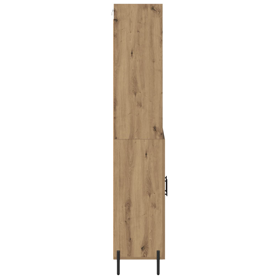 Hoge kast Artisan Eiken 69,5 x 32,5 x 180 cm Bewerkt hout
