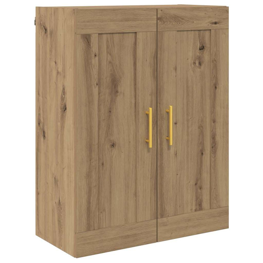 Hoge kast met lade Artisan Eiken 69,5 x 34 x 180 cm Bewerkt hout