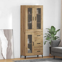 Highboard Artisan Eiken 69,5 x 34 x 180 cm Bewerkt hout