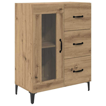 Highboard Artisan Eiken 69,5 x 34 x 180 cm Bewerkt hout