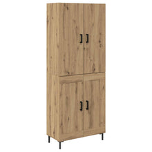 Highboard Artisan Eiken 69,5 x 34 x 180 cm Bewerkt hout