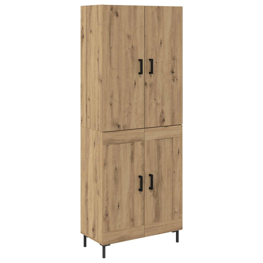 Highboard Artisan Eiken 69,5 x 34 x 180 cm Bewerkt hout