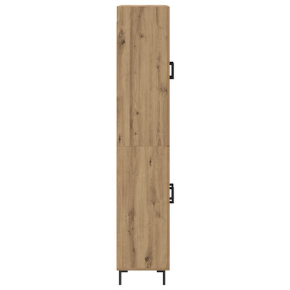 Highboard Artisan Eiken 69,5 x 34 x 180 cm Bewerkt hout