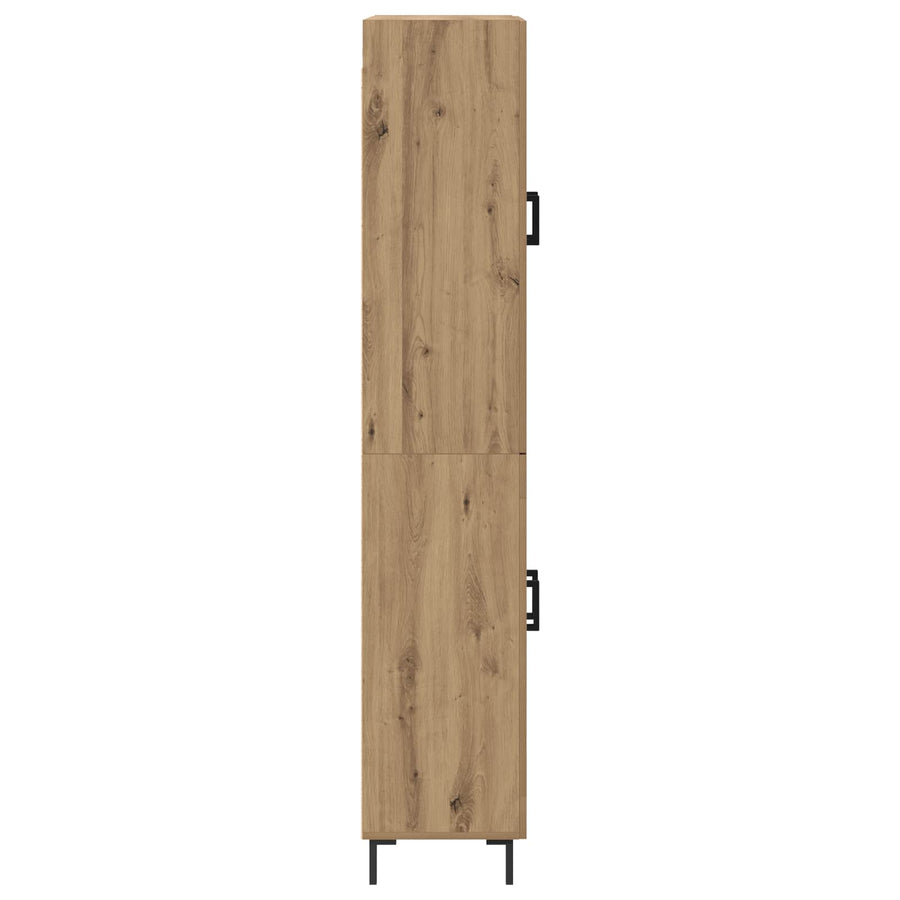 Highboard Artisan Eiken 69,5 x 34 x 180 cm Bewerkt hout