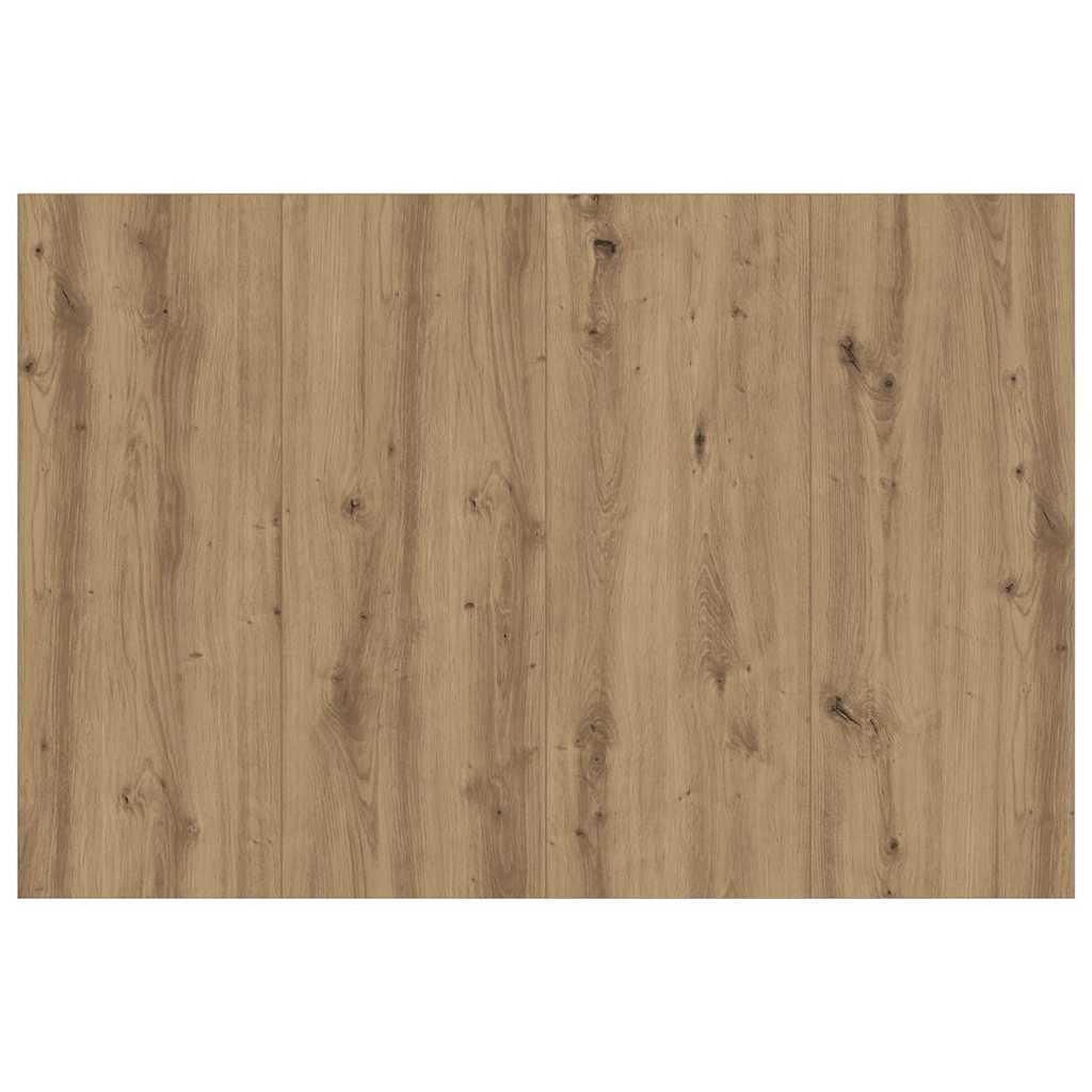 Hoofdbord Met Kast met lade 3 pcs Artisan Eiken Bewerkt hout