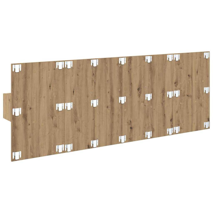 Hoofdbord Met Kast met lade 3 pcs Artisan Eiken Bewerkt hout