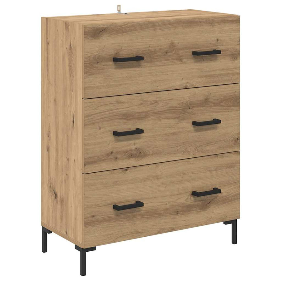 Hoge kast Artisan Eiken 69,5 x 32,5 x 180 cm Bewerkt hout