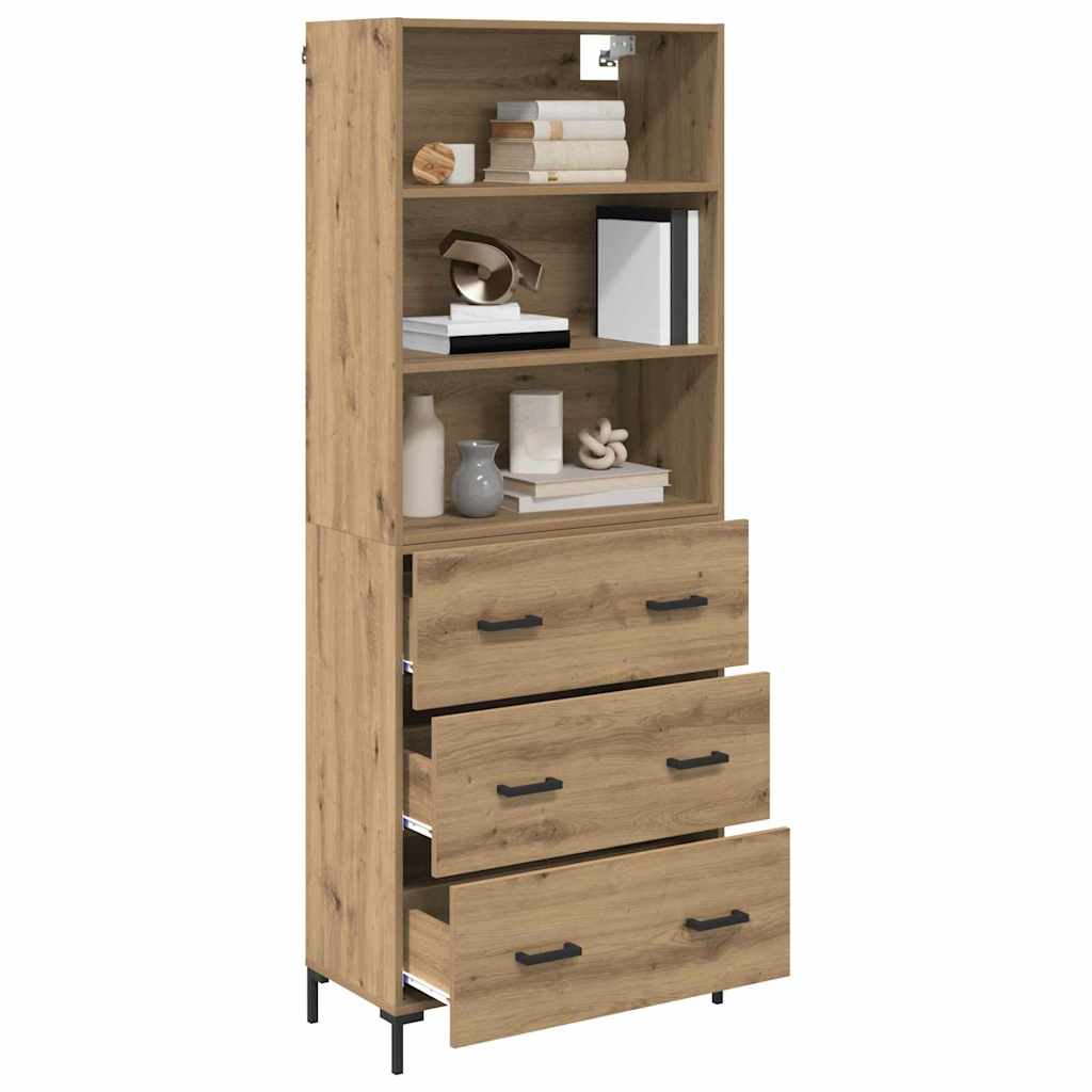 Hoge kast Artisan Eiken 69,5 x 32,5 x 180 cm Bewerkt hout