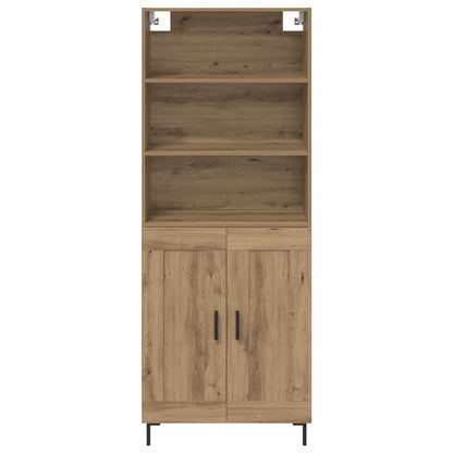Hoge kast Artisan Eiken 69,5 x 34 x 180 cm Bewerkt hout