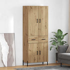 Highboard Artisan Oak 69.5 x 34 x 180 cm Engineered wood