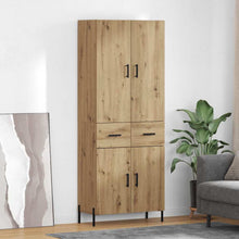 Highboard Artisan Eiken 69,5 x 34 x 180 cm Bewerkt hout