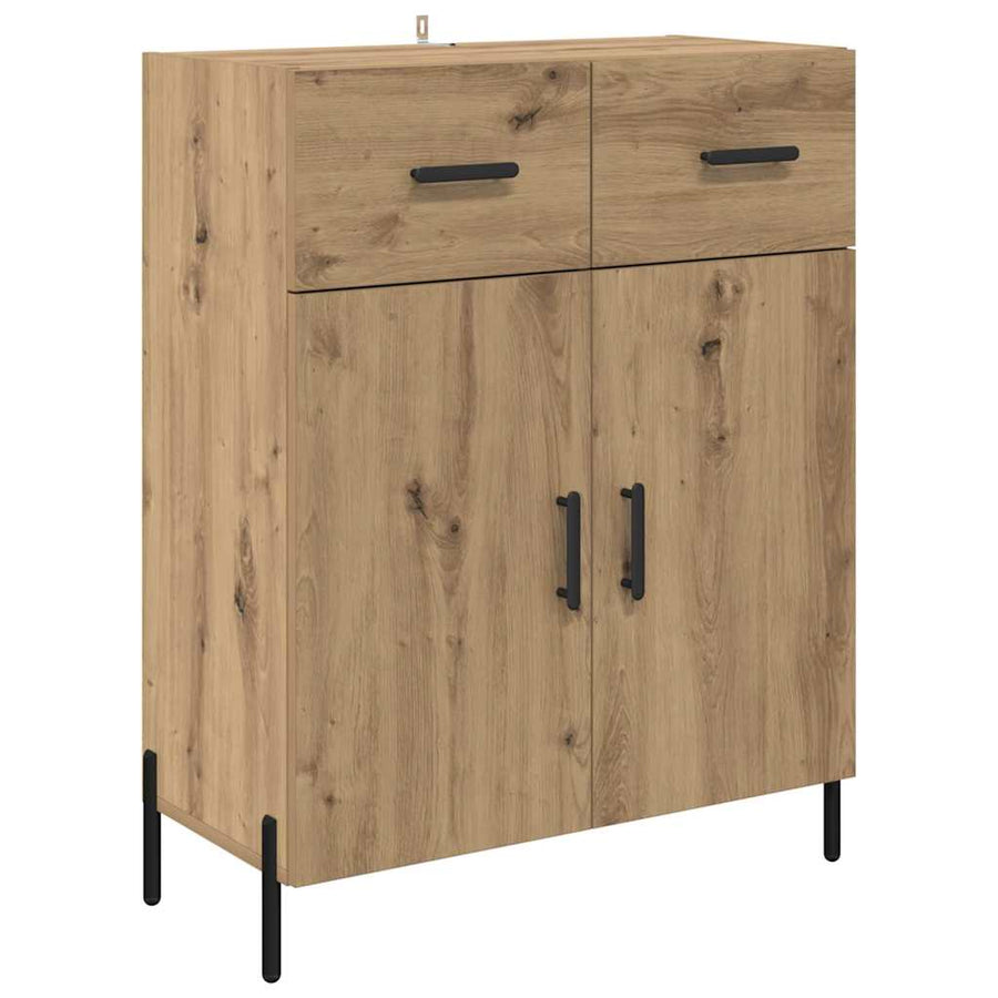 Highboard Artisan Eiken 69,5 x 34 x 180 cm Bewerkt hout