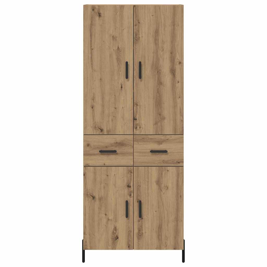 Highboard Artisan Eiken 69,5 x 34 x 180 cm Bewerkt hout