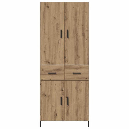 Highboard Artisan Eiken 69,5 x 34 x 180 cm Bewerkt hout