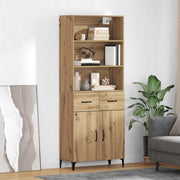 Hoge kast Artisan eiken 69,5x34x180 cm