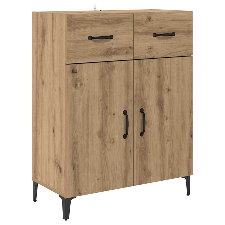 Hoge kast Artisan Eiken 69,5 x 34 x 180 cm Bewerkt hout