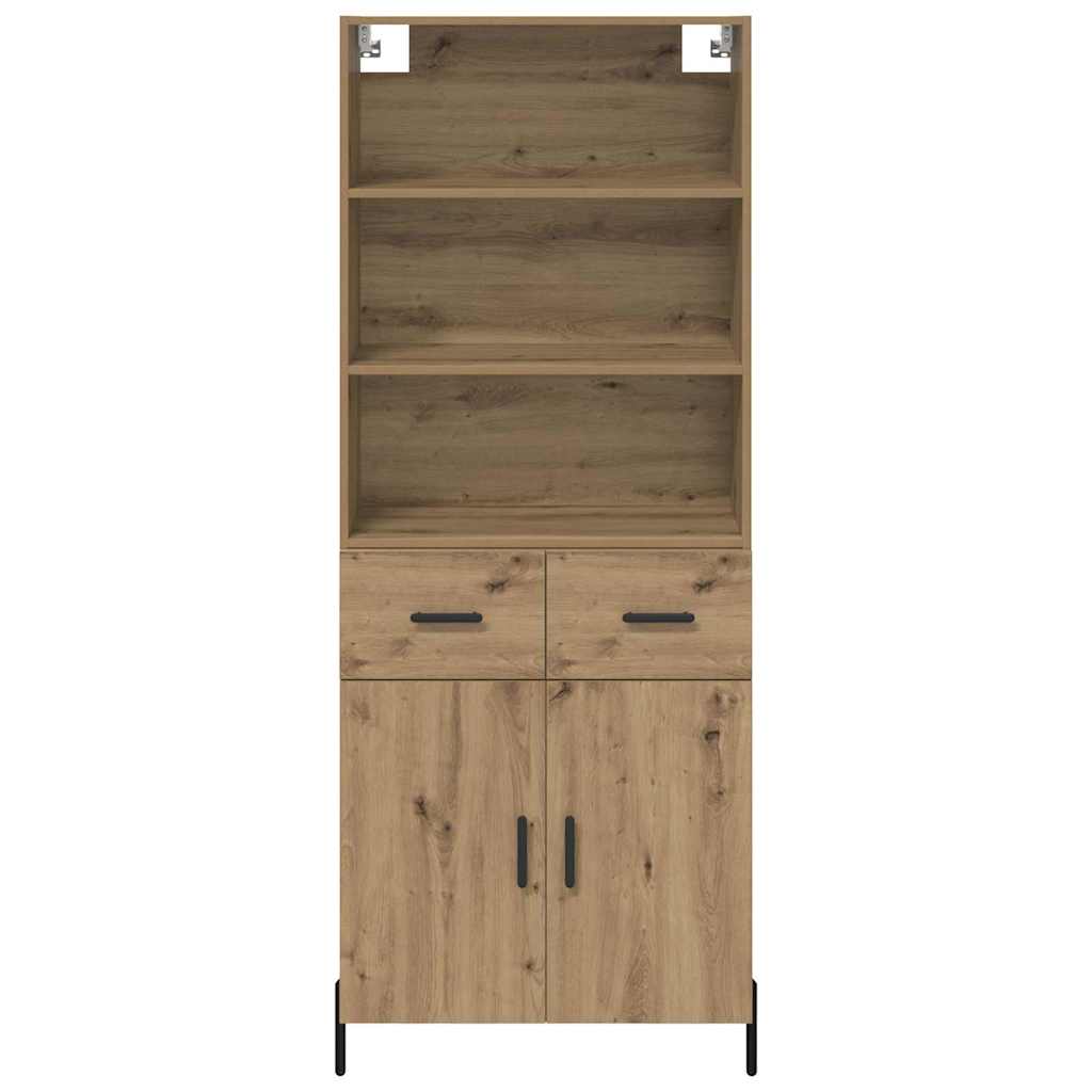 Hoge kast Artisan Eiken 69,5 x 32,5 x 180 cm Bewerkt hout